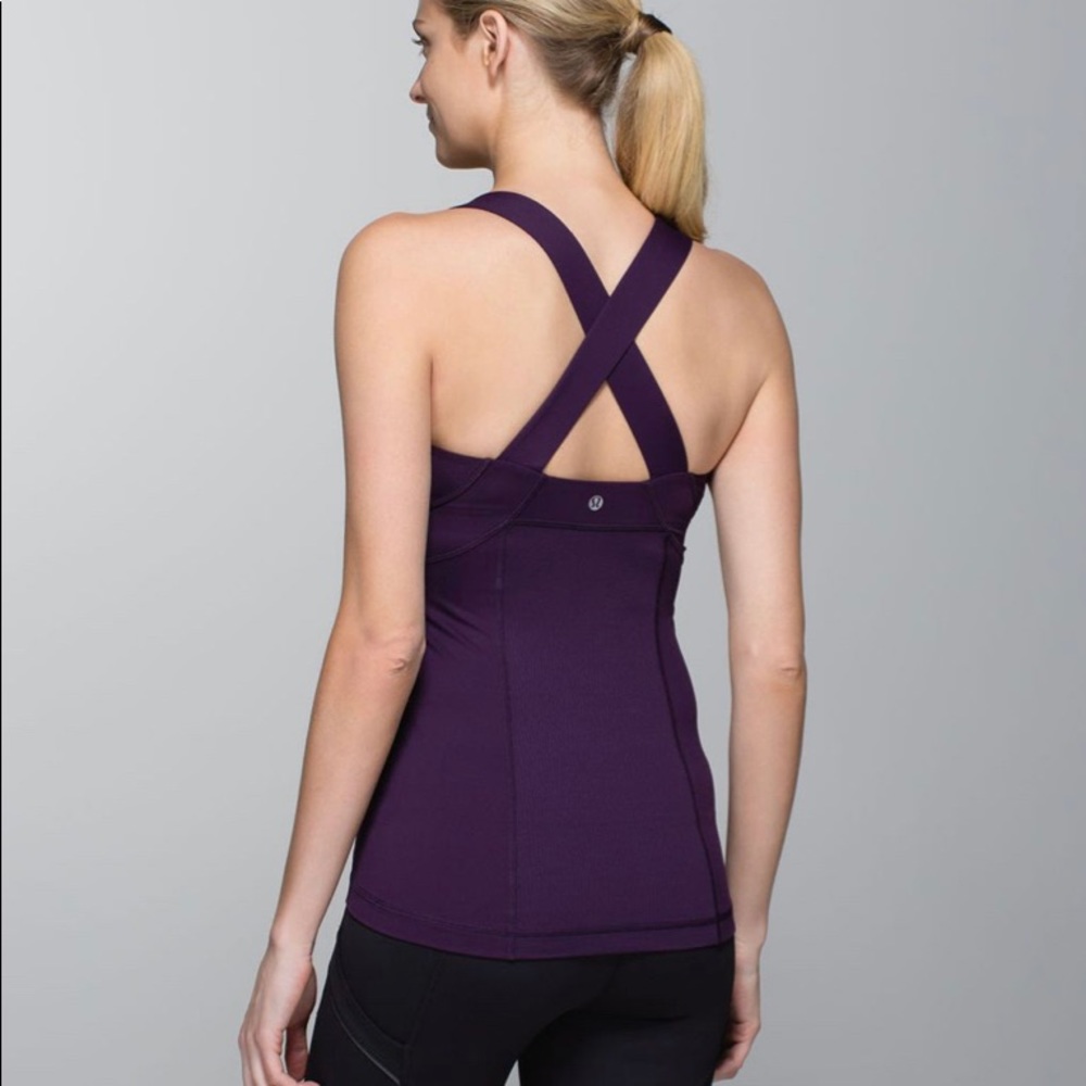 Lululemon Push ur limits built-in bra tank top 10